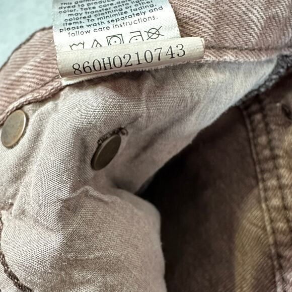 PacSun Jeans Light Brown Womens Size 22 Straight Leg Button Fly Denim Eco Dad - Picture 10 of 10